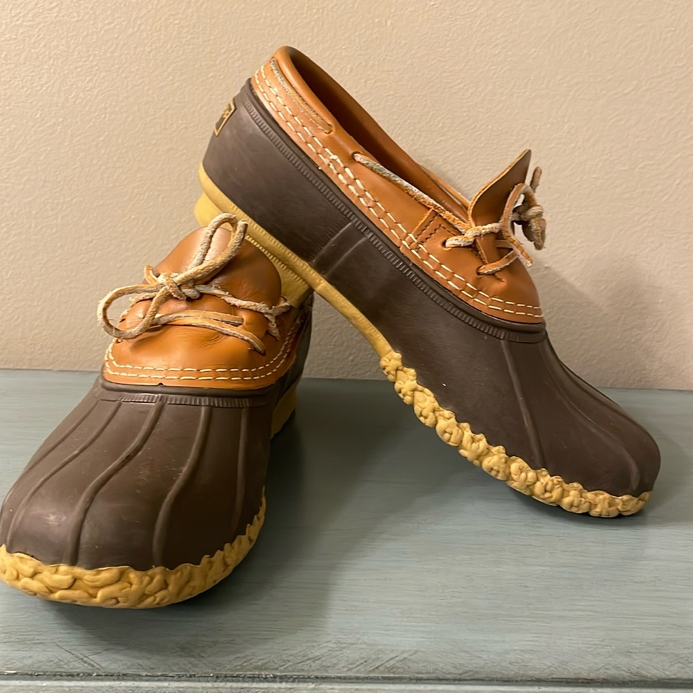 L.L. Bean Women's Duck Shoes - Brown and Tan